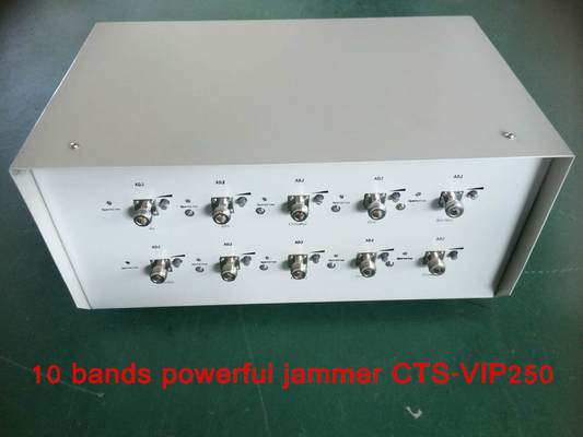 прибор 34*13*27cm Jammer VHF UHF 25kg 250W для сети 2G 3G 4G Wifi