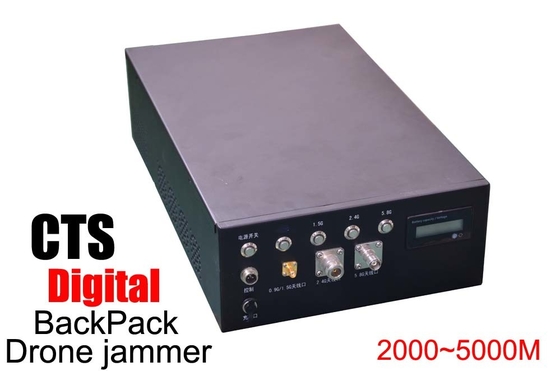 Источник цифров Jammer радио трутня рюкзака с Multi частотой и рядом 3000M