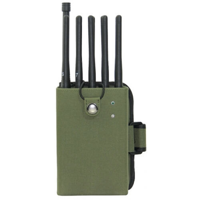 Ряд блокатора 3-5M VHF Lojack UHF Jammer сигнала Handheld 8 диапазонов клетчатый