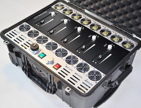 качество  Compact Semi Portable Tactical Jammer Device 25MHz-3.8GHz Easy Installation завод