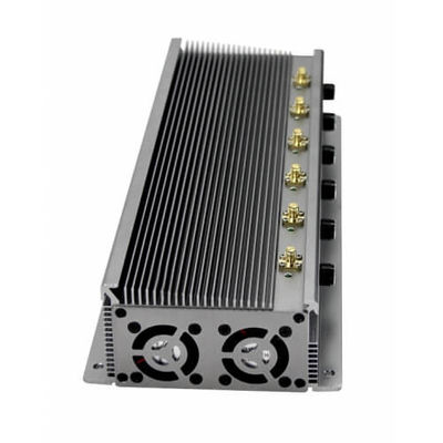 качество  GPS WiFi VHF UHF Radio Frequency Jammer High Power 6 Antennas , 15 Watt Out Put завод