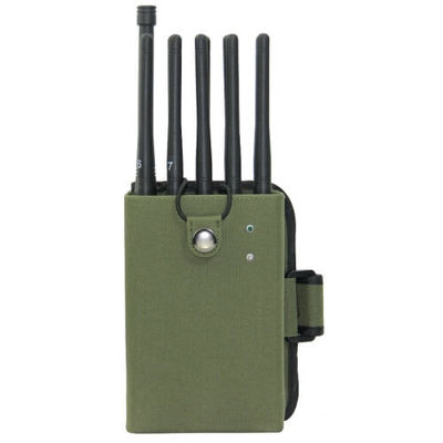 качество  Handheld 8 Bands Cellular Signal Jammer UHF VHF Lojack Blocker 3-5M Range завод