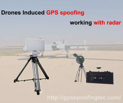 UAV GPS GLONASS 5000m Spoofing система с системой трутня радиолокатора анти-